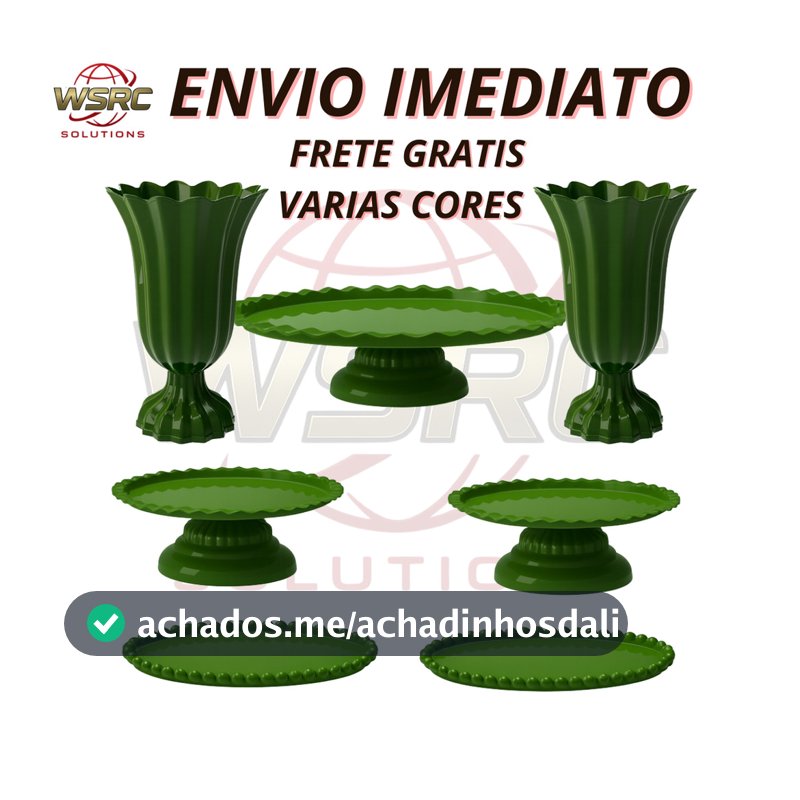 Kit Festa Decoração Com 1 Boleira 2 Vasos Mini Boleiras Bandejas de Mesa Aniversário Completo Festa