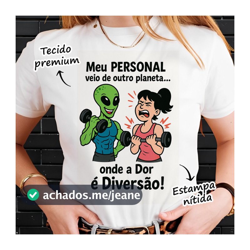 Camiseta Unissex Frases Engraçadas Sobre Fitness e Academia Camisa Masculina e Feminina