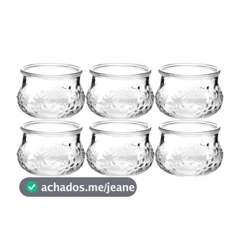 Conjunto de Tigelas de Vidro 6 peças Nadir Nature