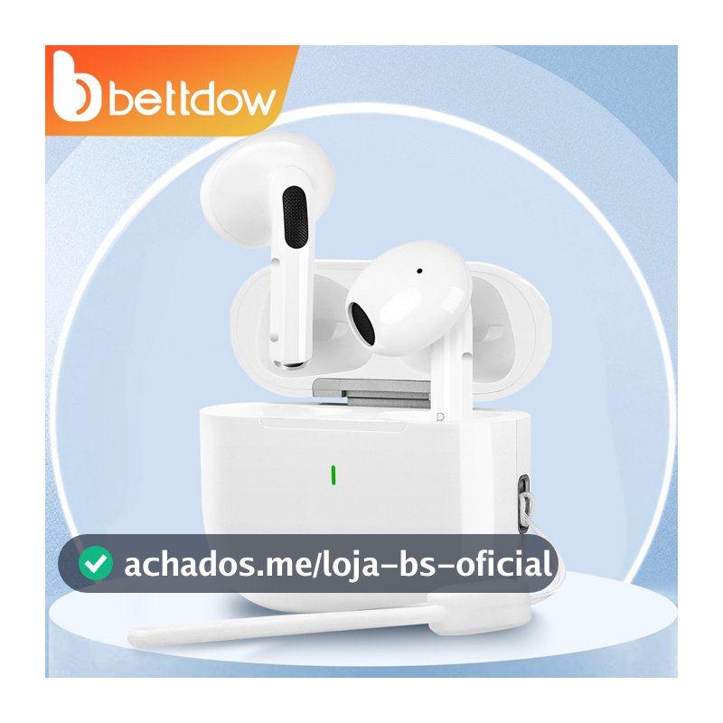 Fones de ouvido Bluetooth 5.3 com cancelamento de ruído à prova d'água IPX5 da BETTDOW com microfone integrado