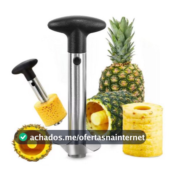 Fatiador De Abacaxi Descascador cortador Em Aço Inox Espiral Cozinha tira casca pratico