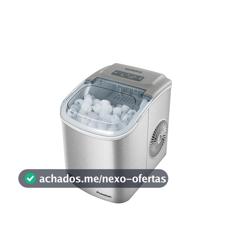 Máquina de Gelo Turbo Ice Premium Mondial MG-12-GI