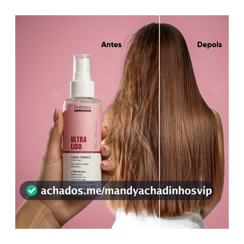 Protetor Térmico Ultra Liso Brilho e Antifrizz 120mL