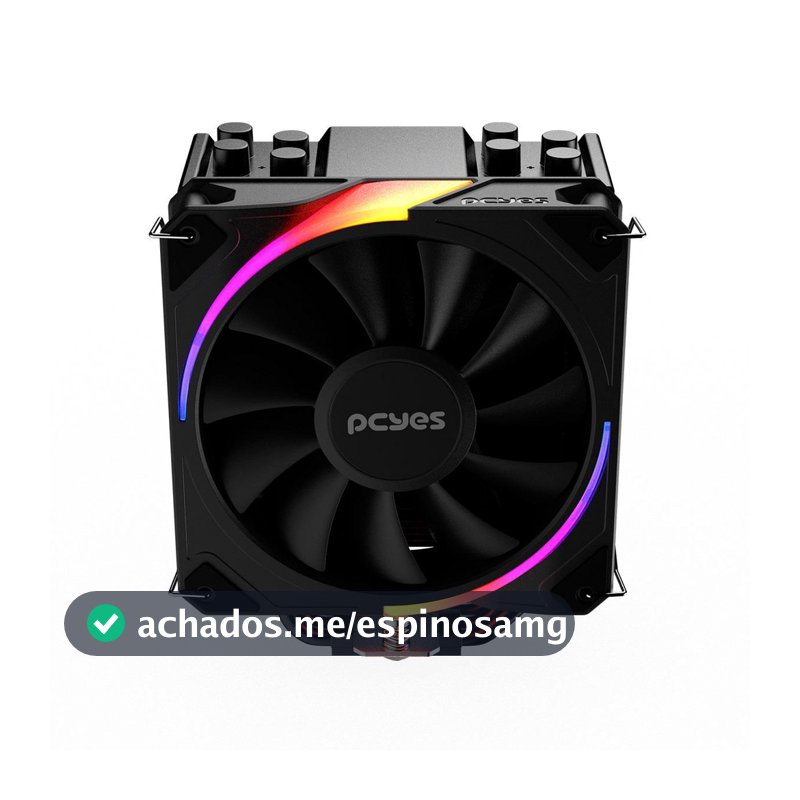 Cooler Para Processador Pcyes Frost Pulse Argb Black Vulcan