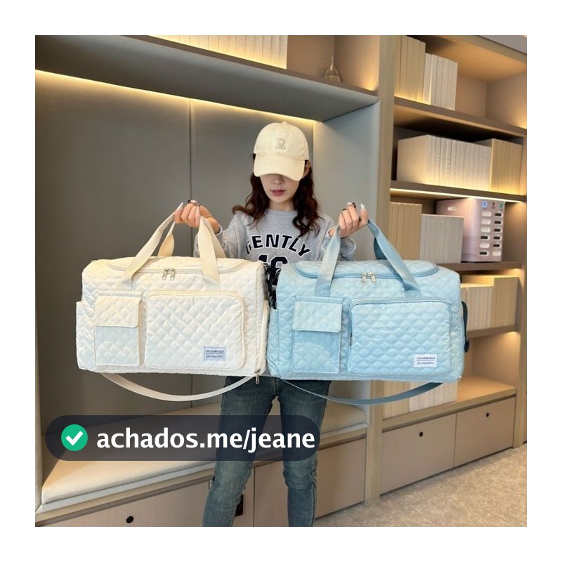 Bolsa Mala de Viagem Multifuncional de Grande Capacidade Resistente e Impermeável
