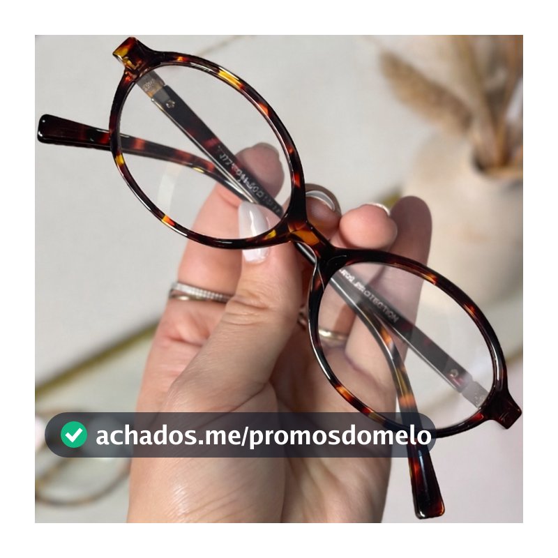 Óculos Oval Pequeno Retrô Vintage UV400 Luz Azul Leitura Descanso Pequeno para Mulheres Feminino