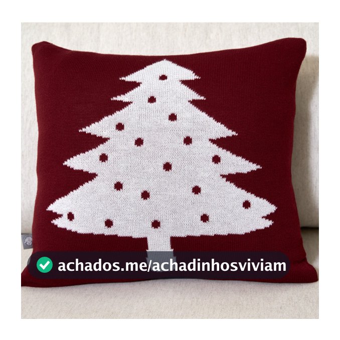 Capa Almofada Decoração Árvore Natal Sala Sofá - 40077