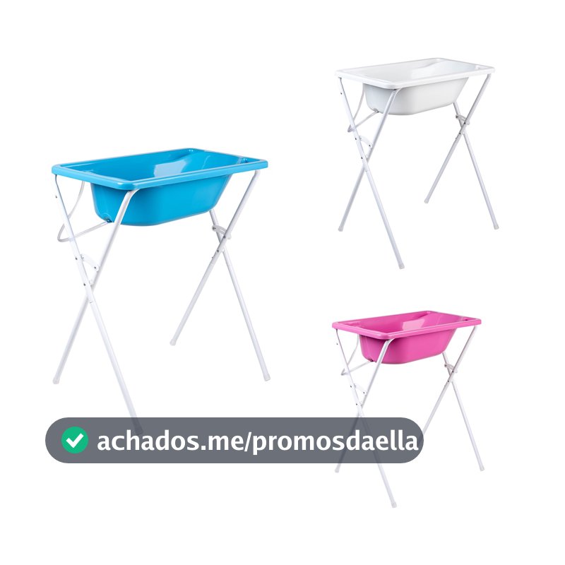 Banheira com suporte dobrável, tanque 25 L, até 30Kg - Hercules