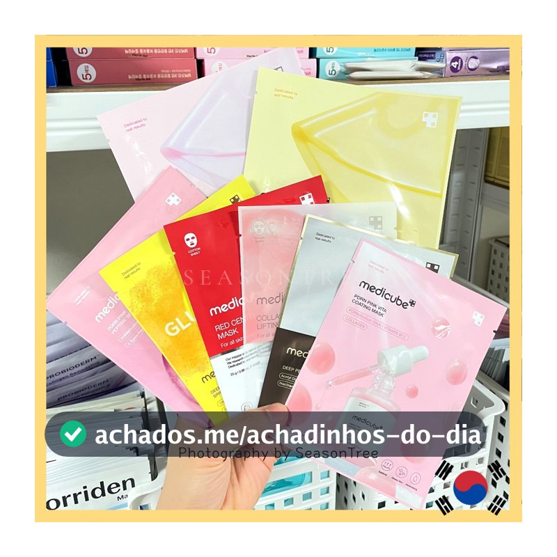 [Medicube] Coleção De Folhas De Máscara Facial Premium/Colágeno , PDRN , Vitamina C , Peptídeo , Centella Vermelha/Soluç