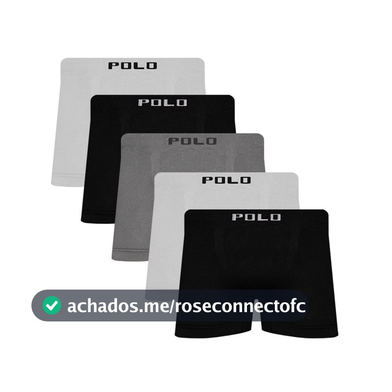 Kit 5 Cuecas Polo Star Boxer Microfibra Confortável Adulto Sortido