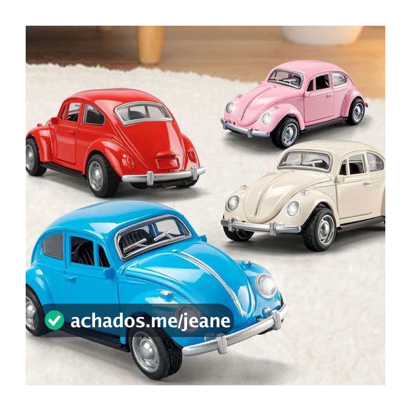 carrinho Brinquedo de Alloy modelo de carro com friccao esportivo fusca