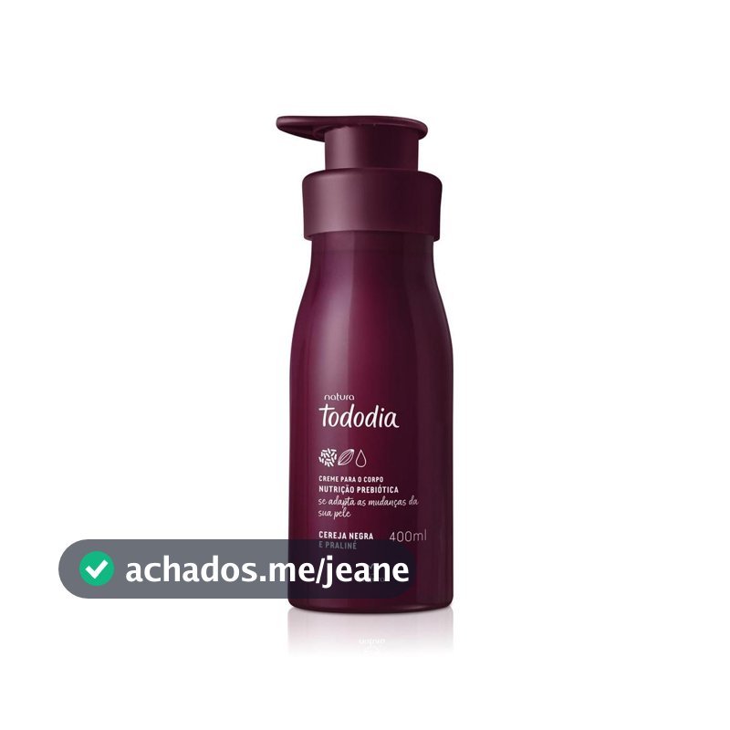 Creme para o Corpo Tododia Cereja Negra e Praliné 400ml