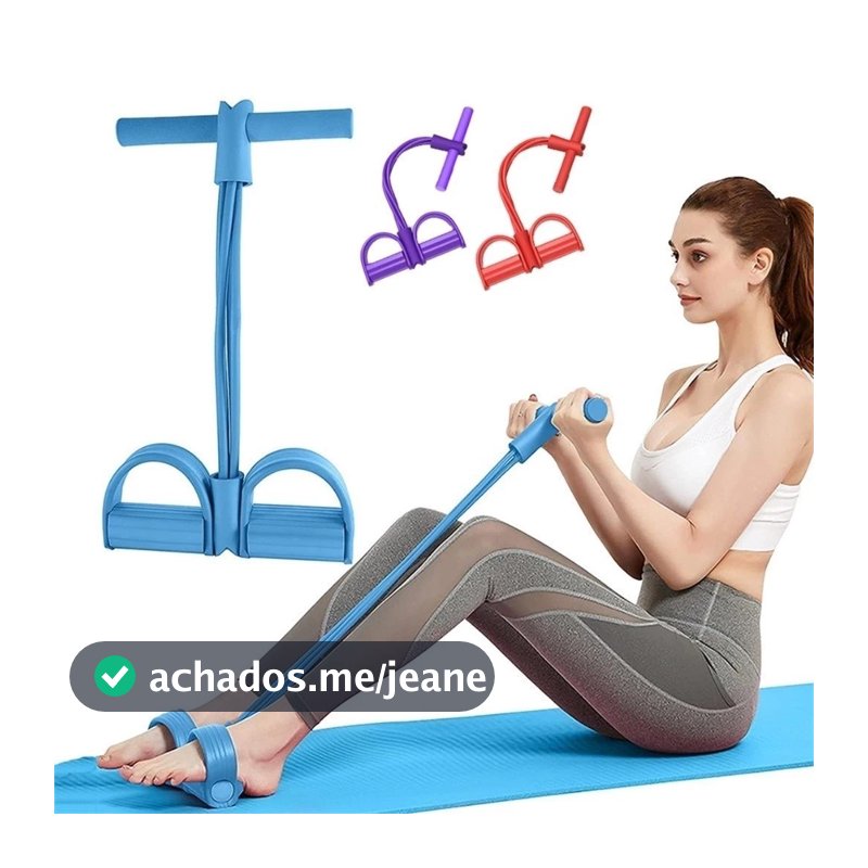 Extensor Elástico Exercícios Academia Ginástica Tensão Forte Faixa Resistência com Corda para Puxar