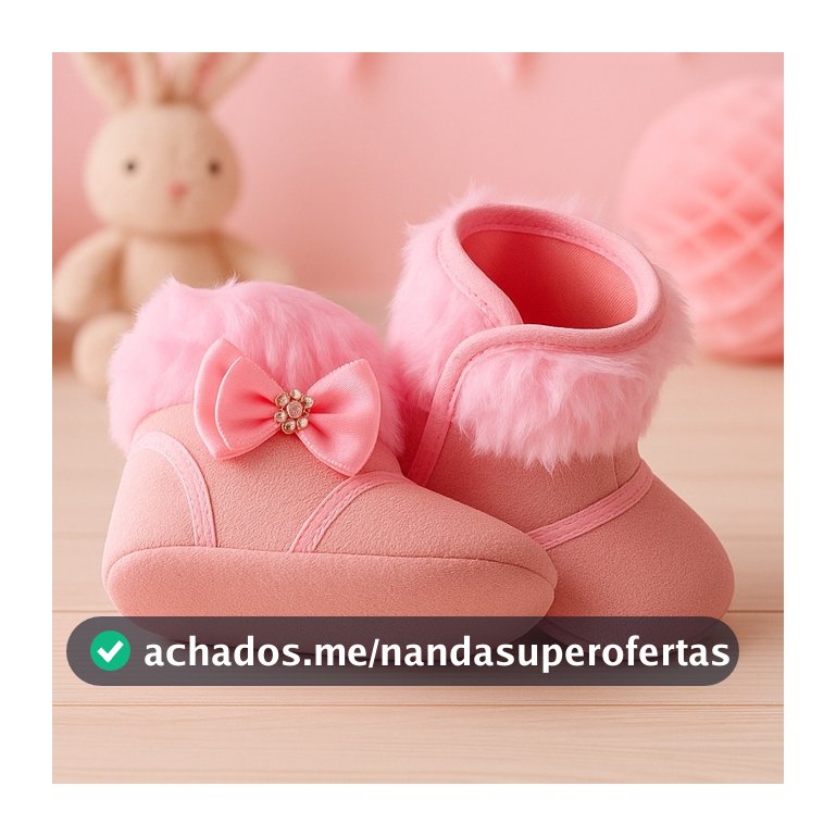 Bota de Bebê Inverno Botinha Quentinha Para Festa Junina