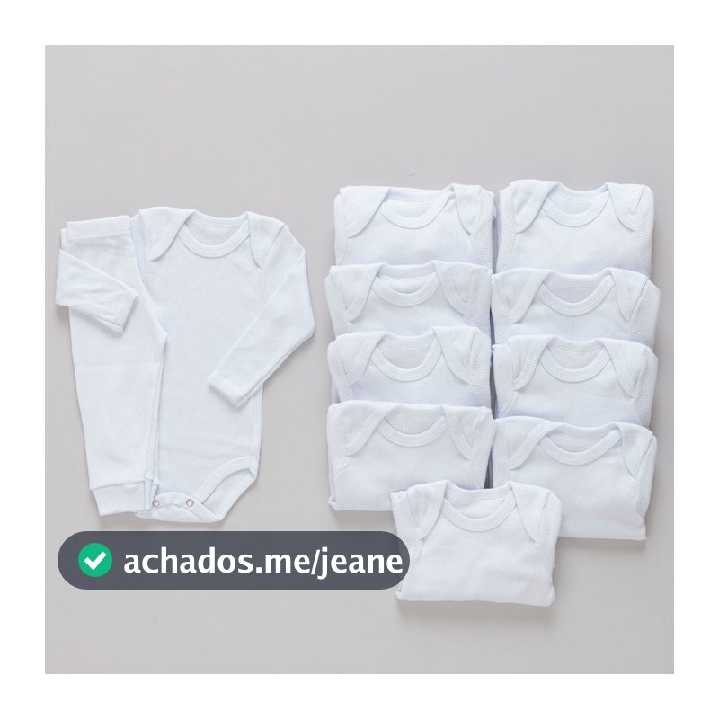 Kit 3 Conj Body e Calça Bebê Pagão canelado Longo 100% Algodão cores Sortidas