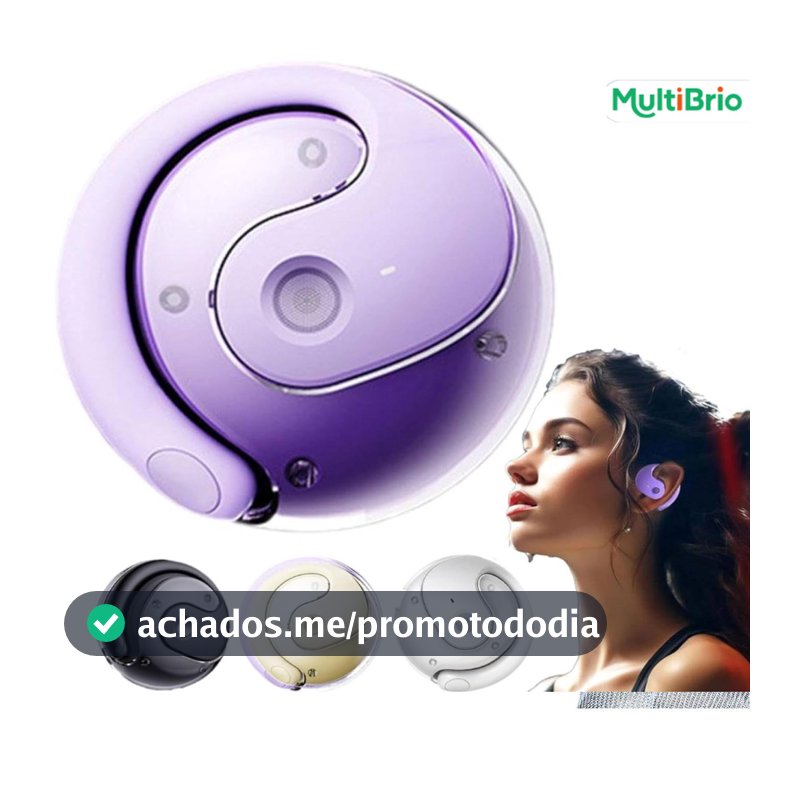Bluetooth Sem fio Fone de ouvido Ergonômico TWS Suporte Orelha Pendurada Anti-queda