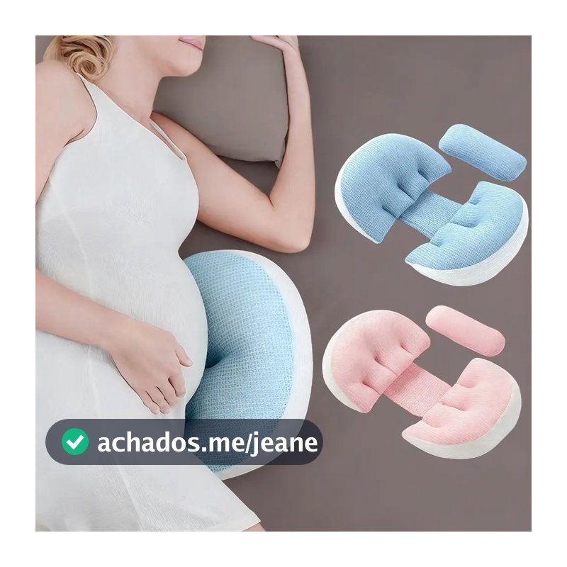 Confort Travesseiro Almofada para Gestante / Gravida Confortável Melhora o sono Ajustavel Dormir