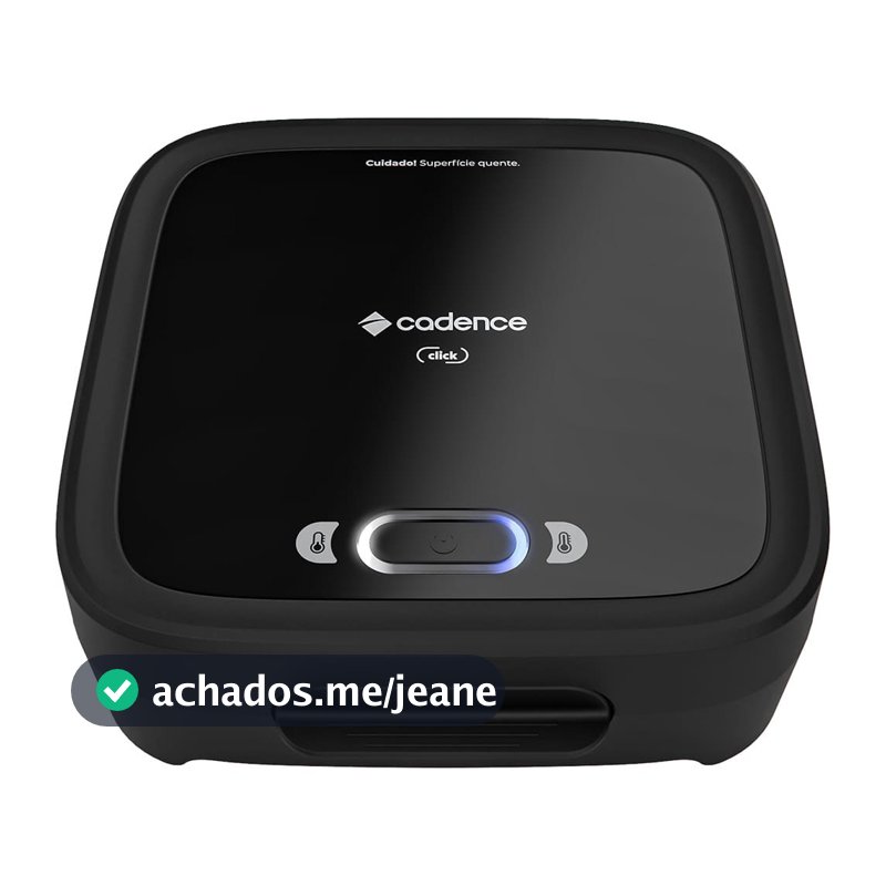 Sanduicheira Grill 750W Botão Liga/Desliga Click SAN400 Cadence