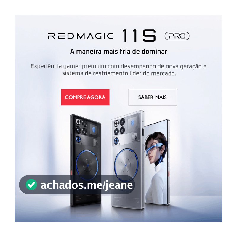REDMAGIC 11S Pro Snapdragon 8 Elite Gen 5 Versão Líder 12/16+256/512GB Resfriamento Líquido 7500mAh Nightfreeze/Subzero