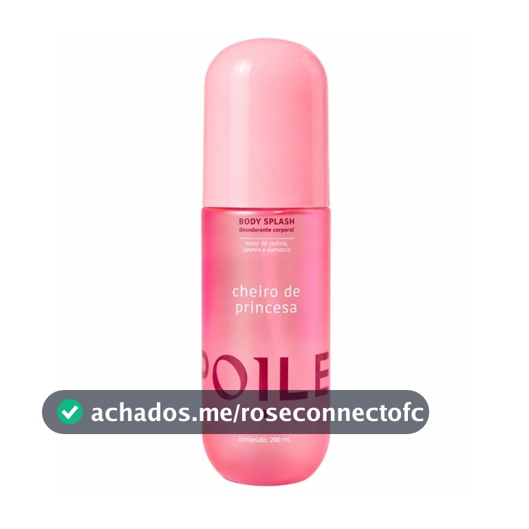 Body Splash Cheiro de Princesa Spoiler 200ml Fragrância Feminina Corporal para Uso Dia A Dia