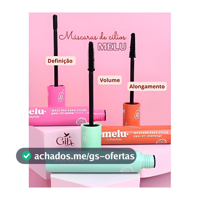 Mascara De Cilios Melu Ruby Rose Rimel Peel Off Alta Fixação-14.5g