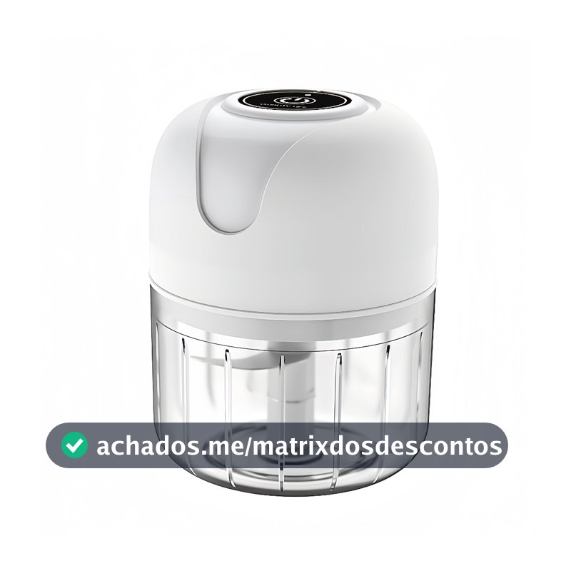 Mini Processador Triturador Sem Fio Elétrico 250ML De Alimentos Para Legumes Alho Gengibre Espremedor De Alho