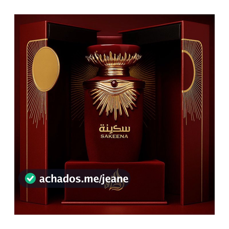Perfume Feminino Árabe Sakeena 100ML - Aroma Sofisticado e Notas Duradouras