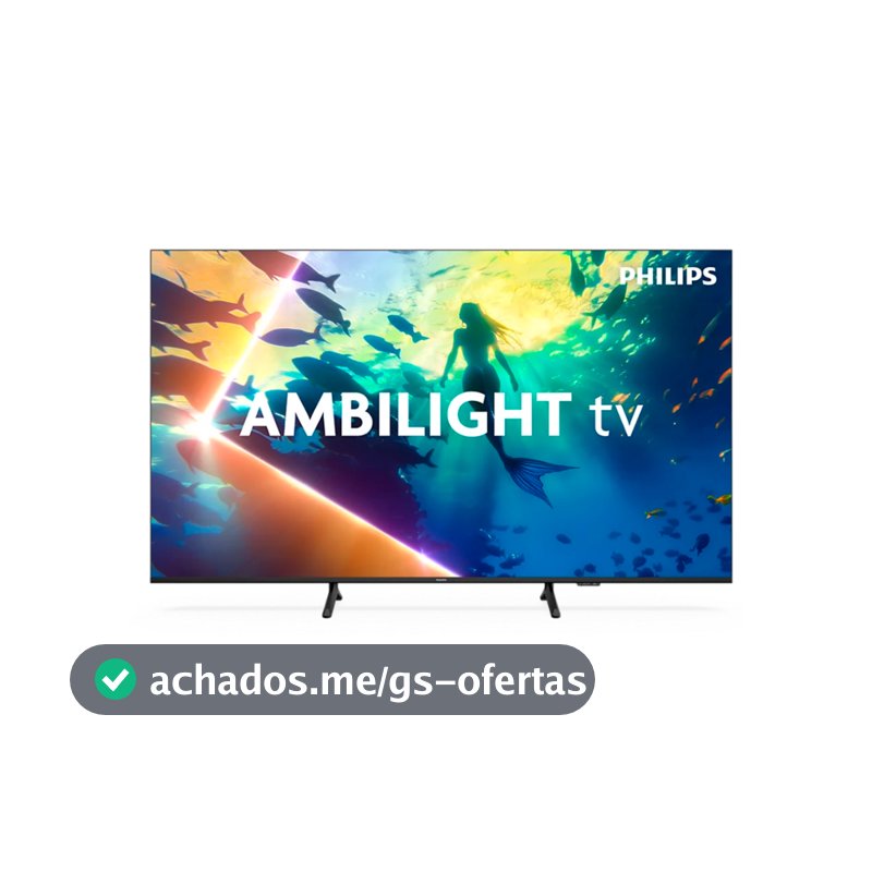 Smart Tv 65" 4k Philips Ambilight Titan os 20w Hdr10+