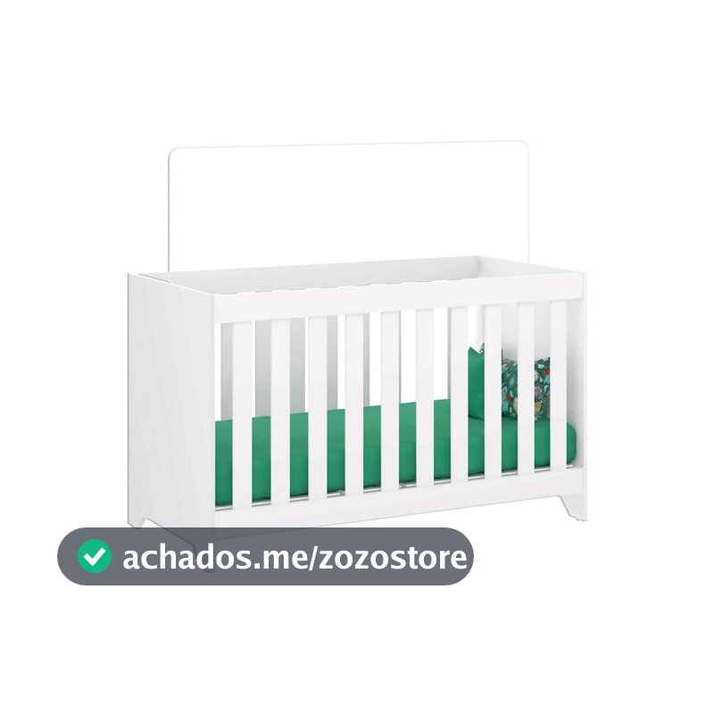 Berço Ditália Multifuncional 3x1 BBI-51 Branco