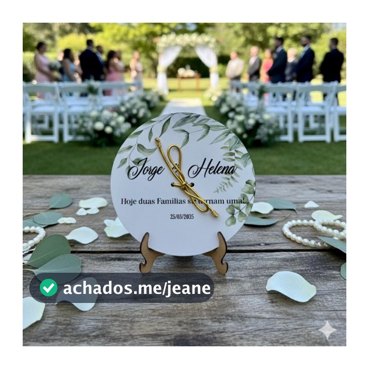 Porta Aliança Personalizado com Nome e Flores em MDF Branco 15x15 Casamento Noivado Envio 24h