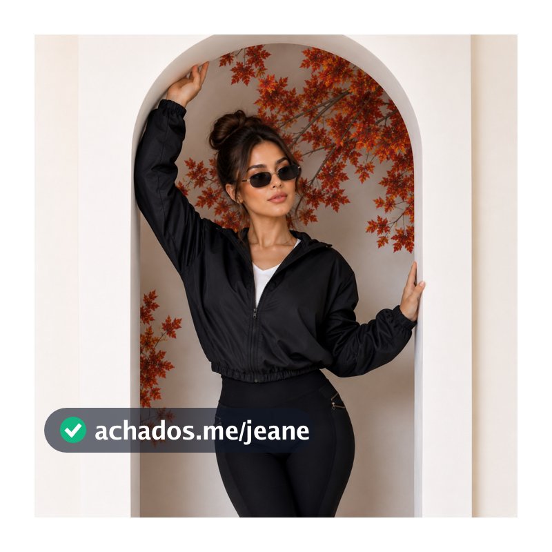 Jaqueta Corta Vento Femenino Inverno Tendencia