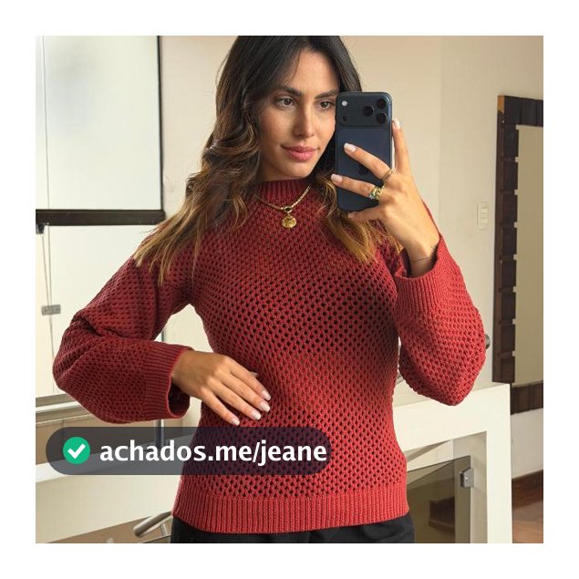 Blusa Tricot Modal Manga Longa Furinhos, Blusa Feminina Estilosa Roupa Feminina Confortável