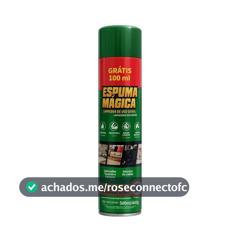 Espuma Magica Spray Limpa Seco Proauto 400 ML + 100 ML Grátis