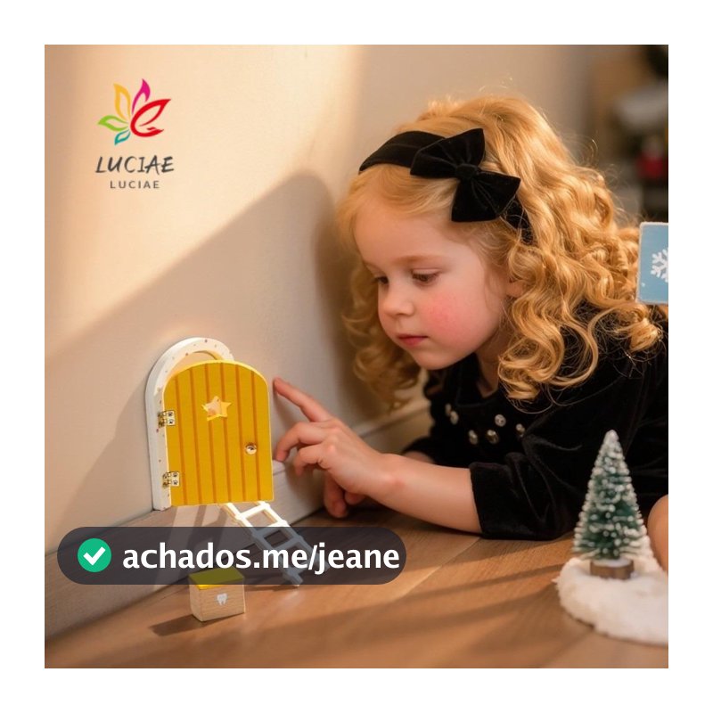 LUCIAE Porta De Elfo De Fada , Enfeites Artesanais , Decoração De Parede De Sala , Desenho Animado , Mini Decorações De