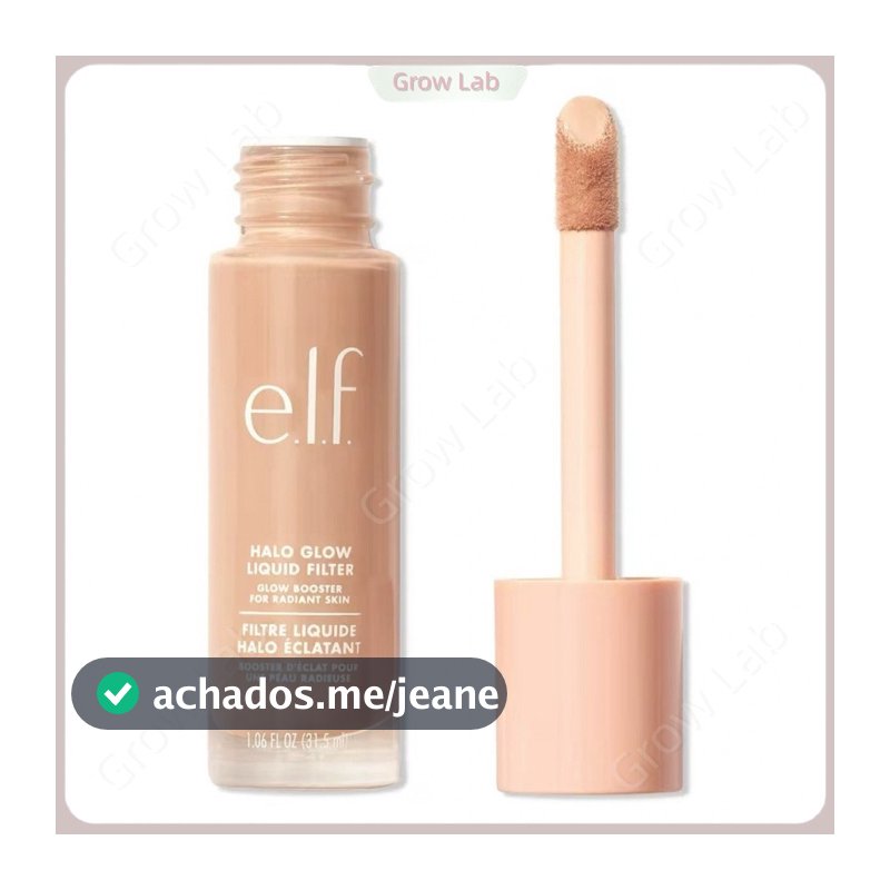 ELF Halo Glow Base Líquida Maquiagem Primer Corretivo Iluminador G 31.5ML