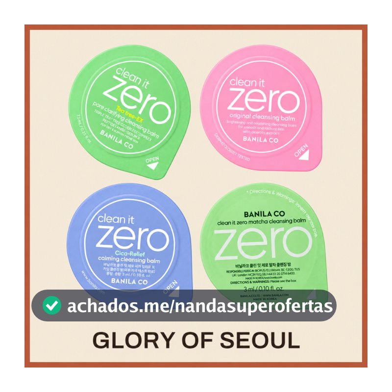 [MINI] BANILA CO Bálsamo De Limpeza Clean It Zero, 1un / 3ml