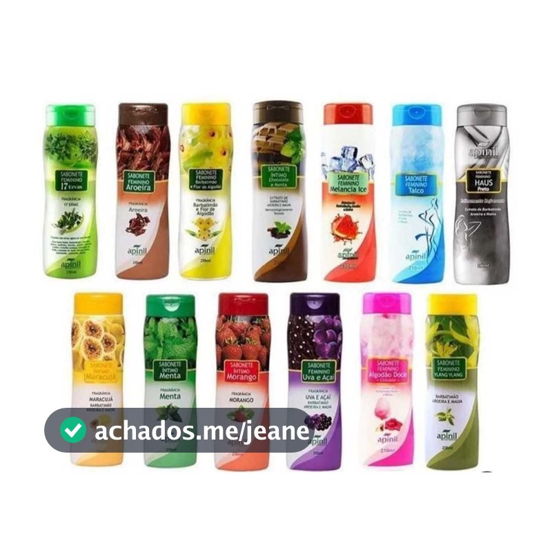 10 Sabonetes Intimo Feminino Apinil Super Cheirosos Atacado Lavagem Feminina