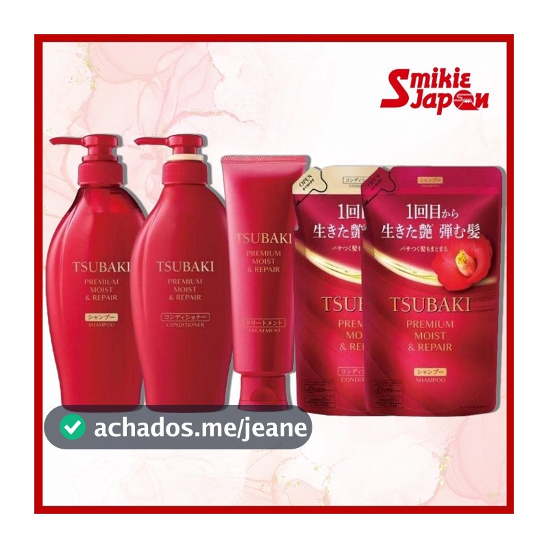 TSUBAKI Fine Today Premium Moist Shampoo/Conditioner 450ml/Refills 300ml Direct from Japan