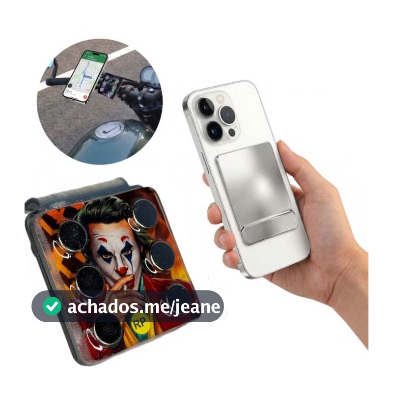 Suporte Celular Magnético 6 Imãs Para Moto