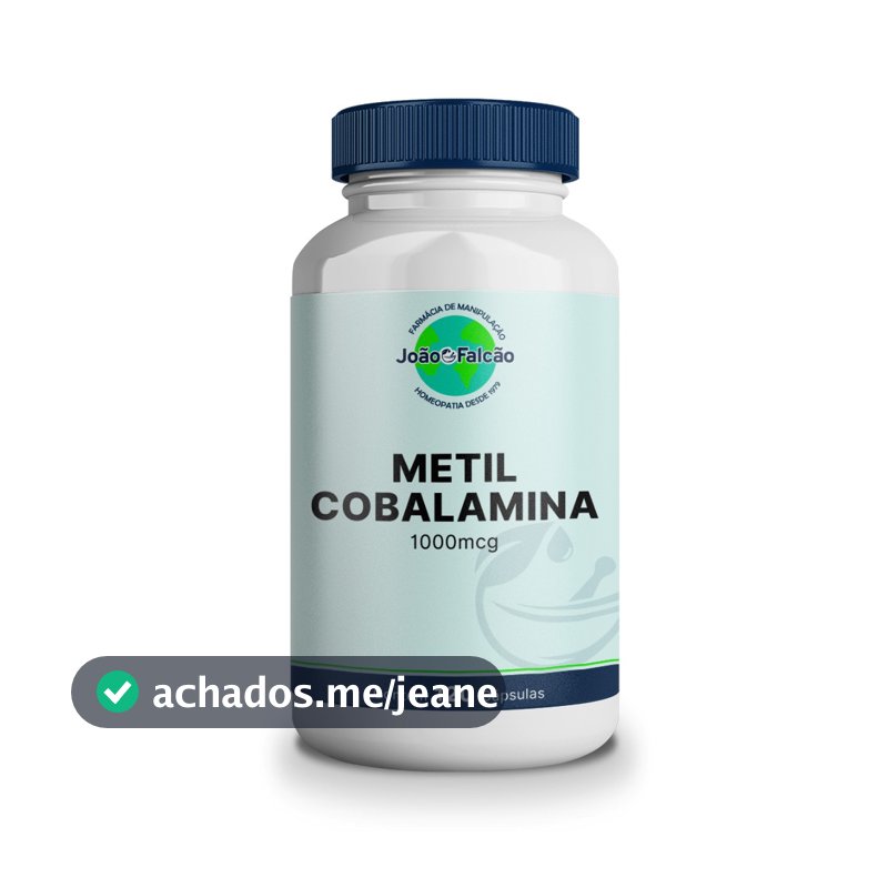 Vitamina B12 (Metilcobalmina) 1000mcg - 120 Caps Sublinguais