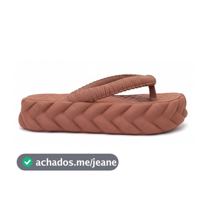 Chinelo Plataforma Feminino Marshmallow Macio Leve Confortável