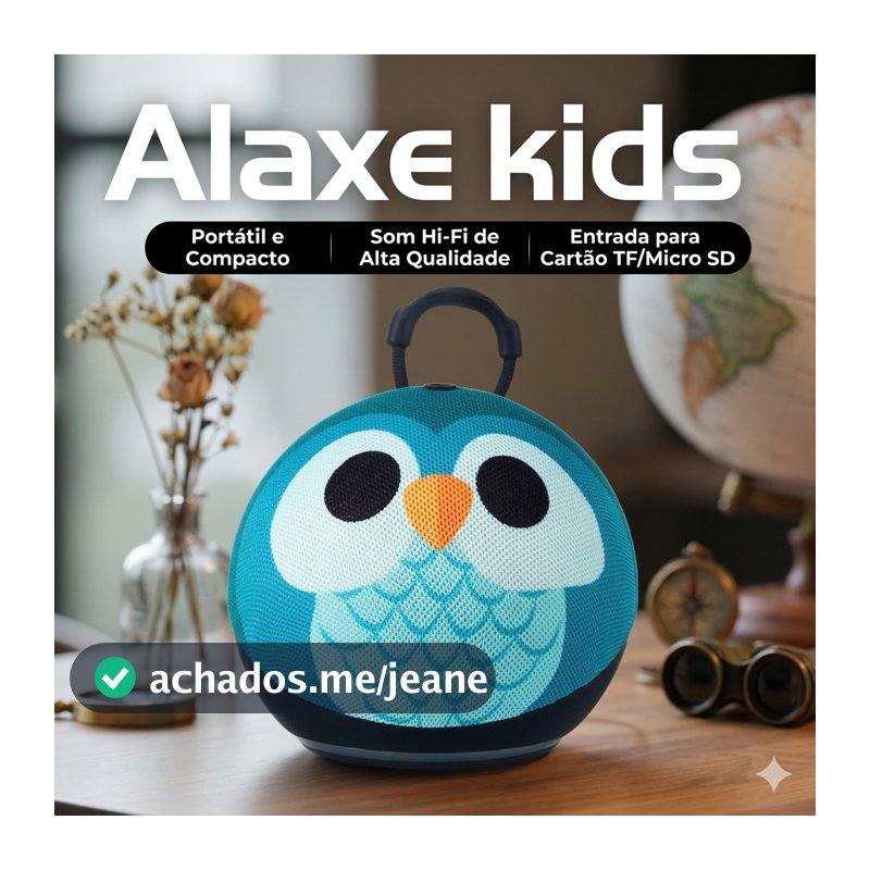 Alaxe Caixa de Som Alta Qualidade Echo Dot 5 Geração Alto Falante Coruja Dragão