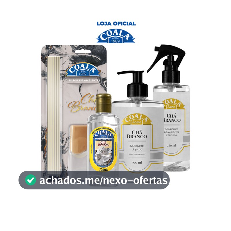 kit Coala Home Chá Branco