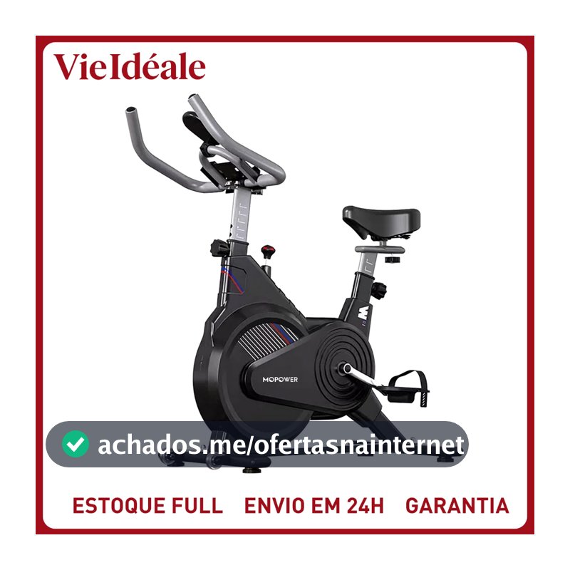 Bicicleta Ergométrica Compacta e Silenciosa - Bike Spinning para Apartamento, 150kg