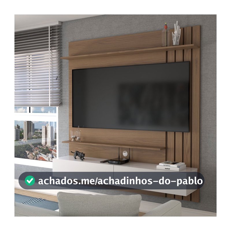 Painel para TV Até 65 Polegadas Christiania 2 Portas 2 Prateleiras