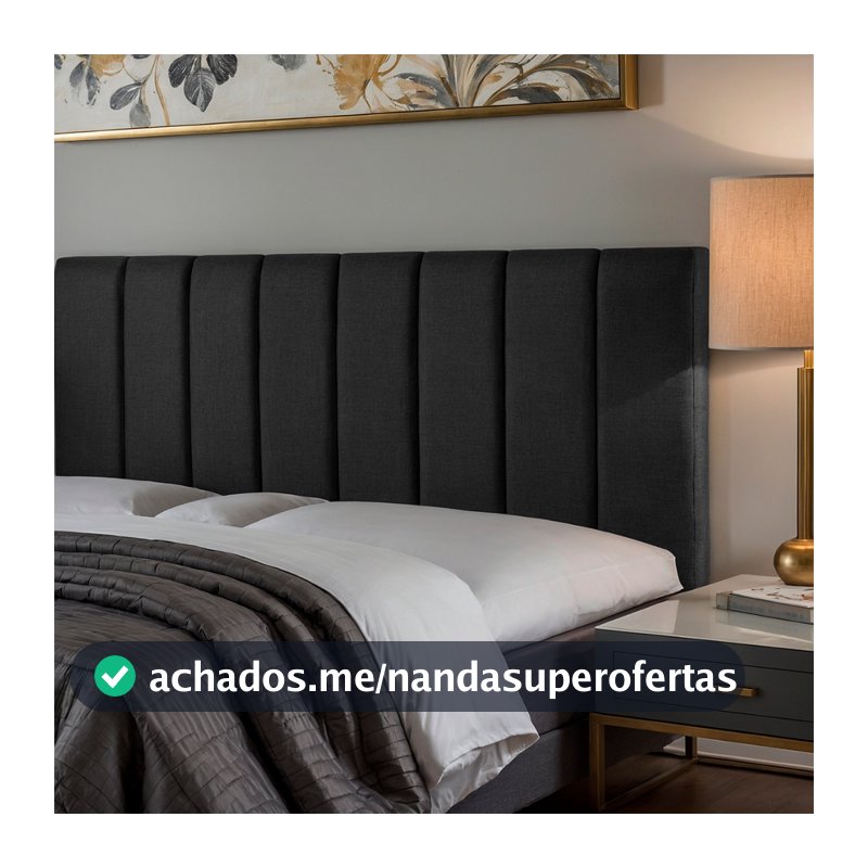 Cabeceira de Cama Adesiva Kit Completo Estofada em Módulos  - Envio Imediato
