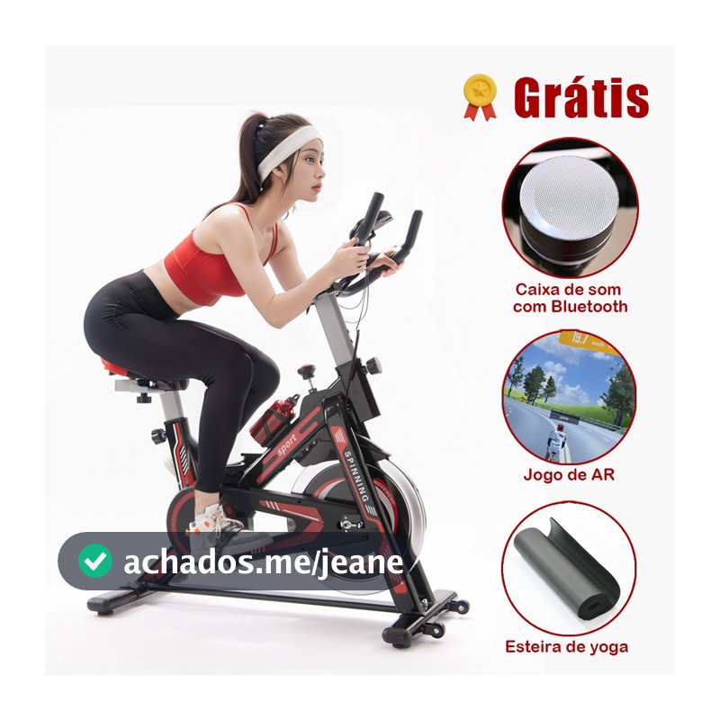 Bicicleta Ergométrica  Bluetooth 2.0  Jogos AR para Spinning Mecanica SKYBOARD Roda de Inércia CD1210