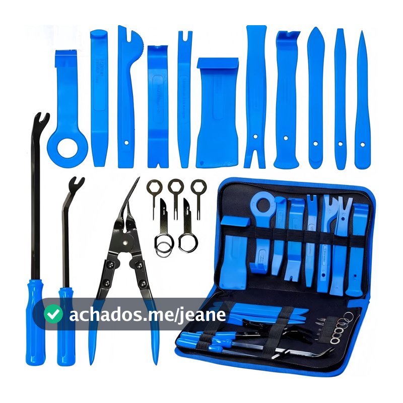 5/19Pcs Jogo Espátulas Nylon Alicates Saca Grampos Presilhas Automotivo Saca Grampos Presilhas Automotivo