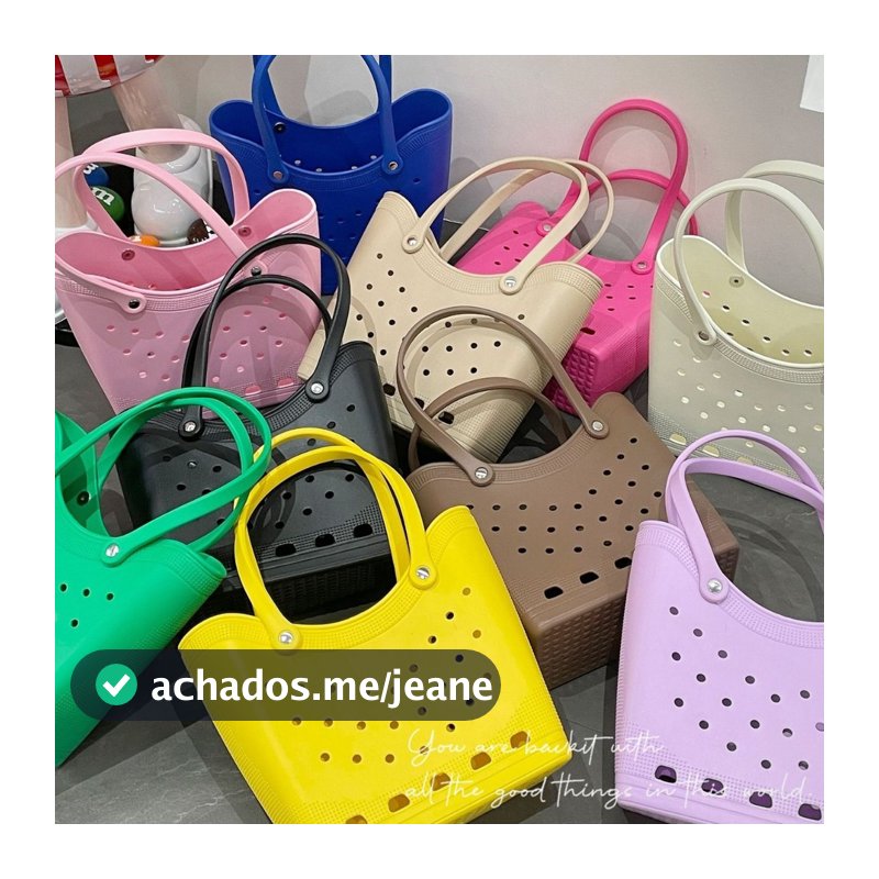 Bolsa De Ombro Unissex , Impermeável À Beira-Mar Perfurada Em EVA , Sacola De Grande Capacidade Para Passeios