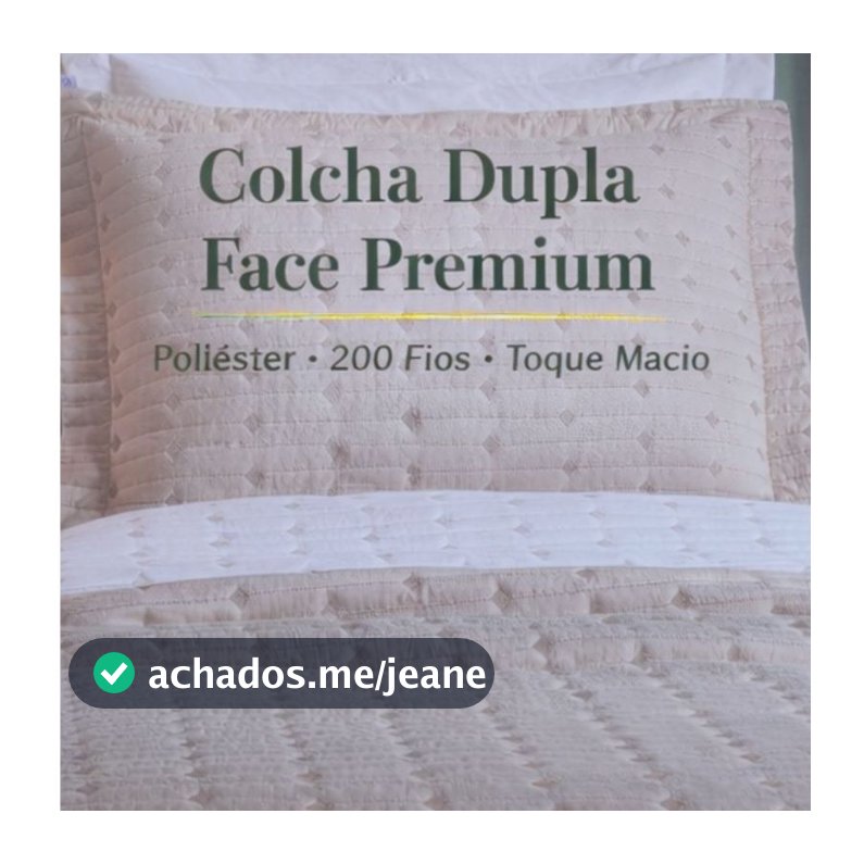 Colcha Cama Casal Queen Solteiro King 200 fios Decor